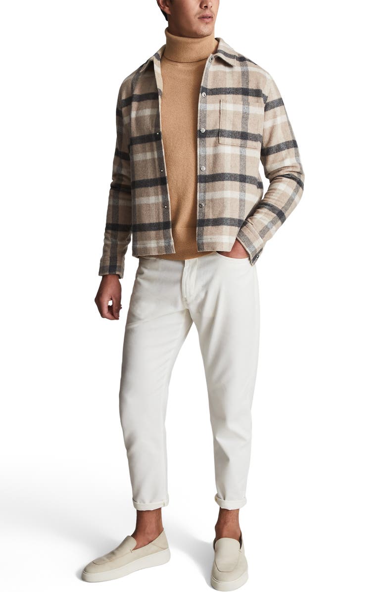Reiss Marjon Plaid Shirt Jacket, Alternate, color, 