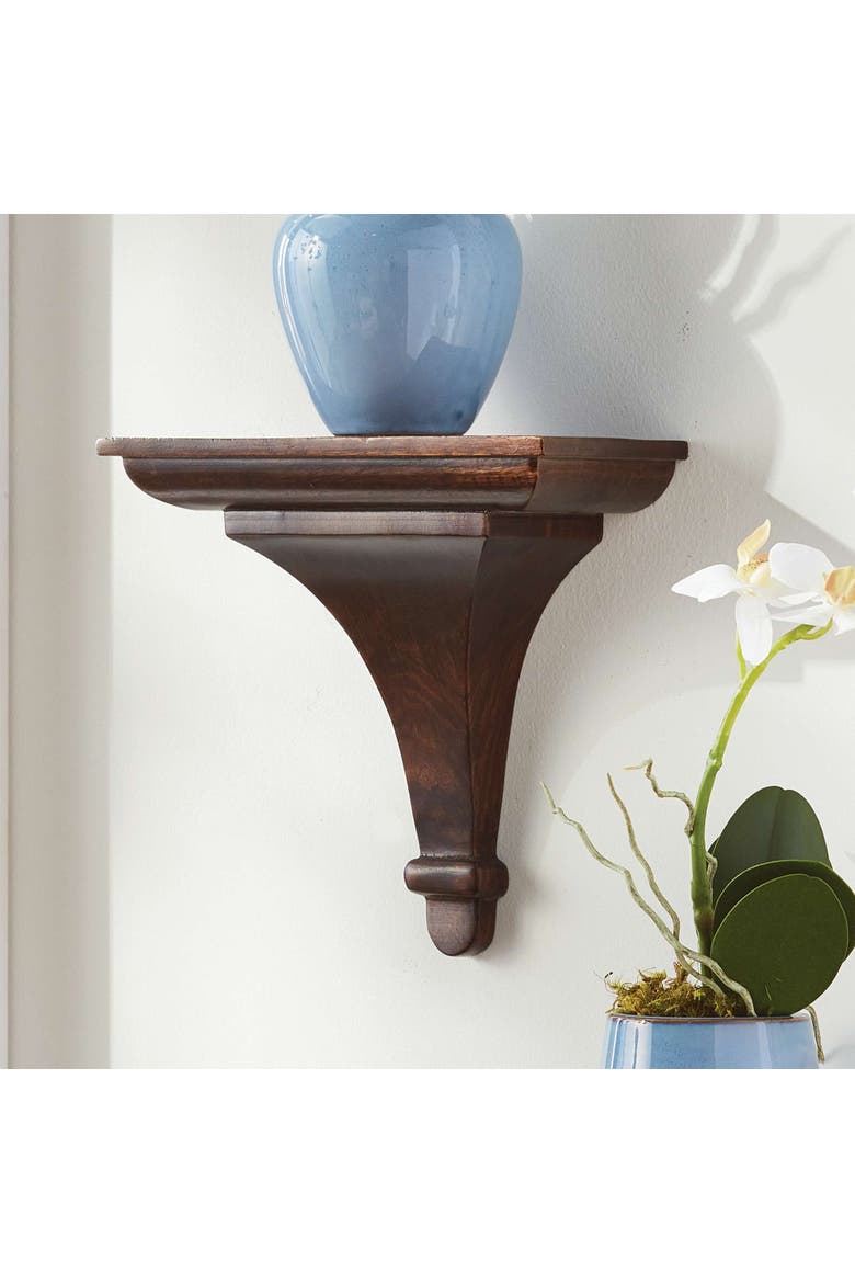 Baxter Wall Bracket, Alternate, color, Brown