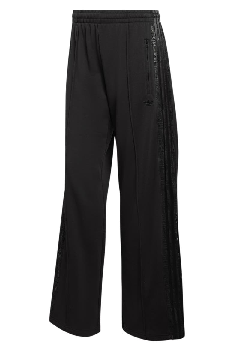 Firebird Lace Track Pants, Alternate, color, BLACK