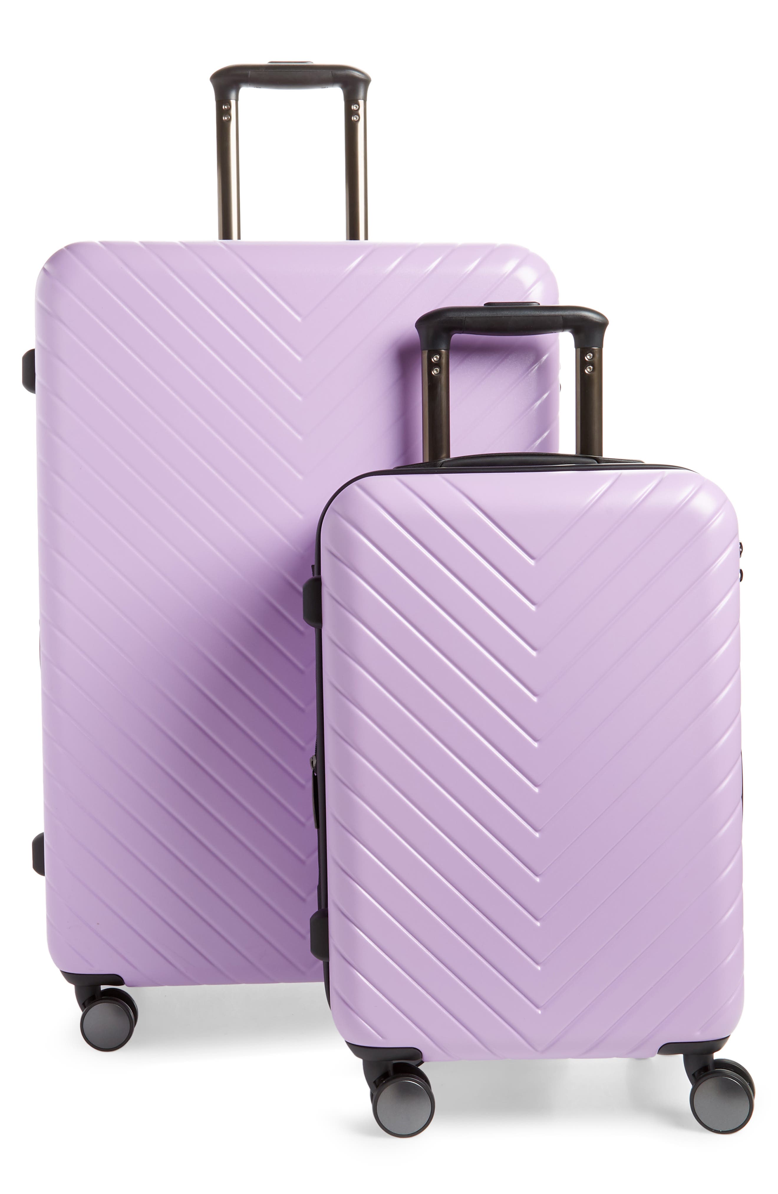 Nordstrom Chevron 29-Inch & 20-Inch Spinner Luggage Set, Main, color, 