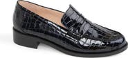 patricia green Vince Croc Embossed Penny Loafer