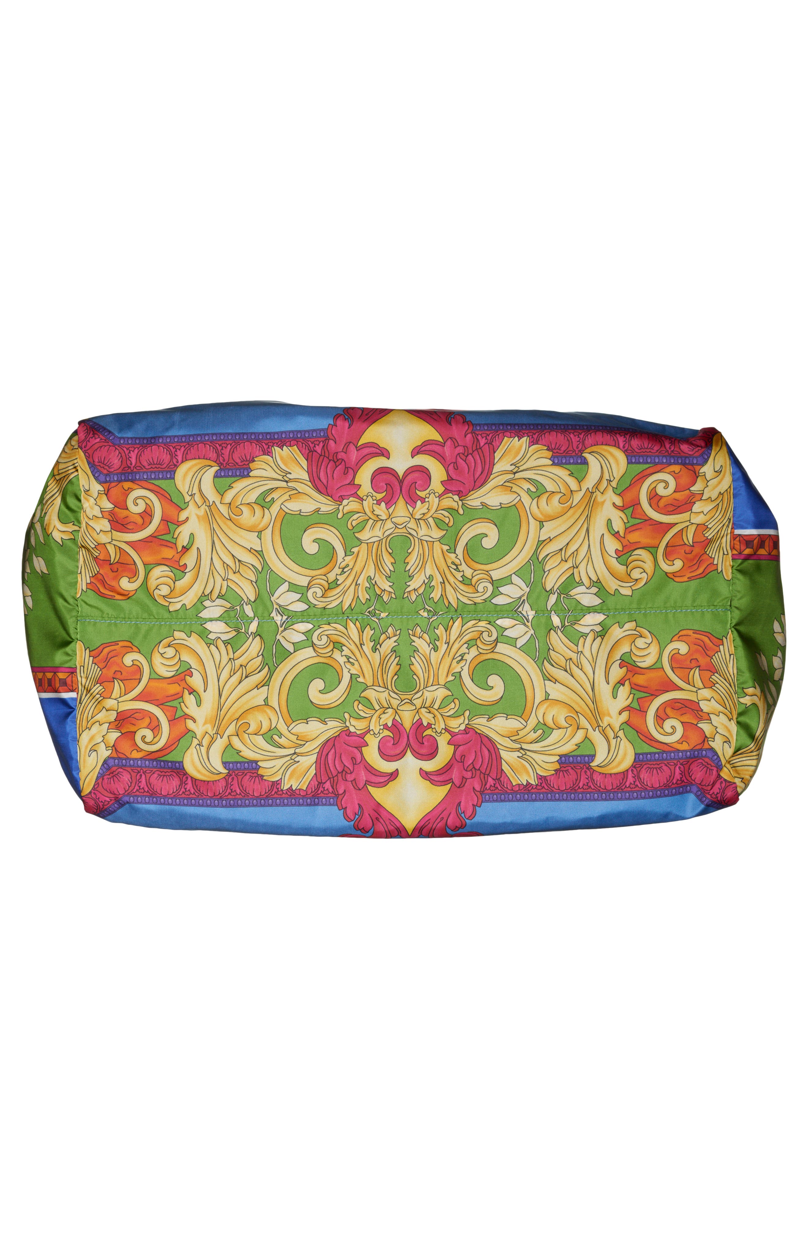 Versace Barocco Renaissance Nylon Tote, Alternate, color, 