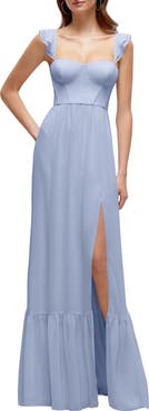 Dessy Collection Bustier Maxi Dress