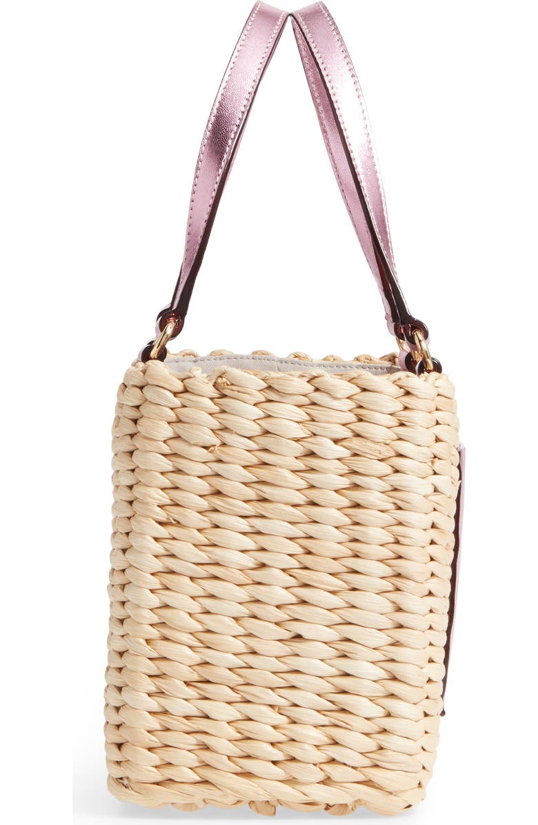 Frances Valentine Small Woven Straw Tote, Alternate, color,