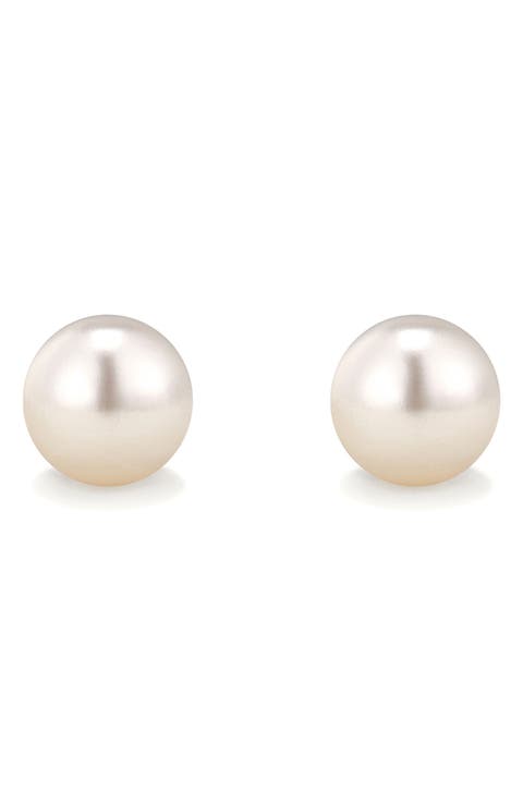 Imitation Pearl Stud Earrings