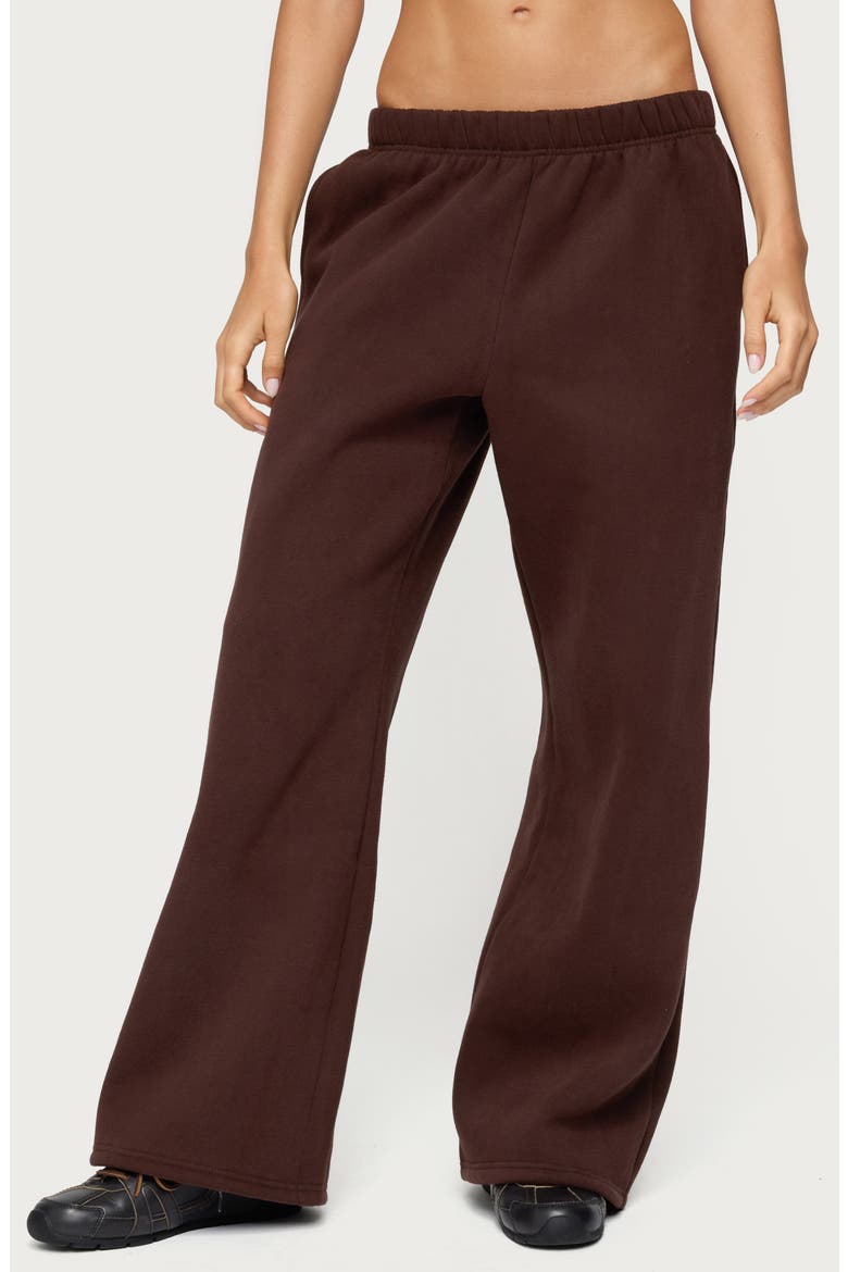 Really Edikted Sweatpants, Main, color, BROWN
