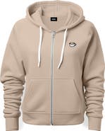 Dalix Cappuccino Zip Hoodie