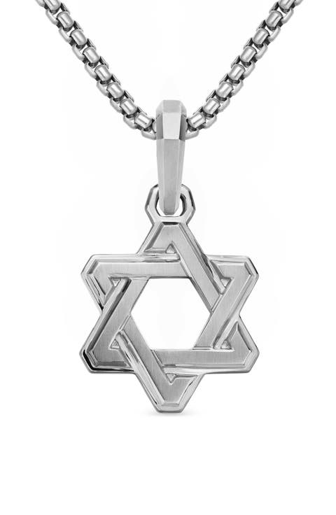 Deco Star of David Pendant