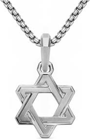 David Yurman Deco Star of David Pendant
