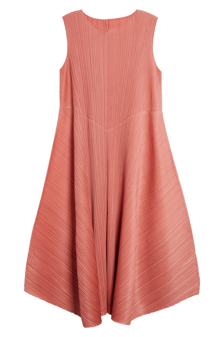 Pleats Please Issey Miyake Solar Flare Pleated A-Line Dress
