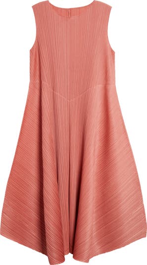 Solar Flare Pleated A-Line Dress