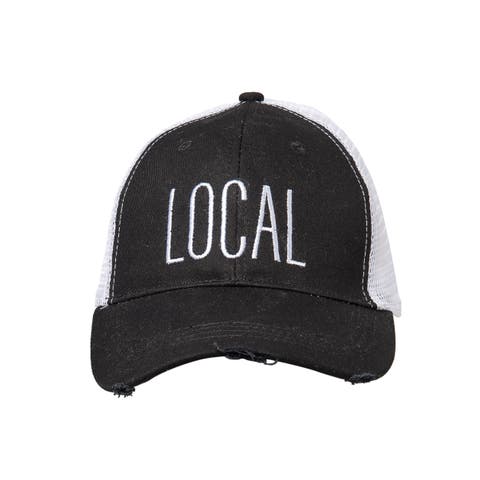 Local Baseball Hat Cotton Black
