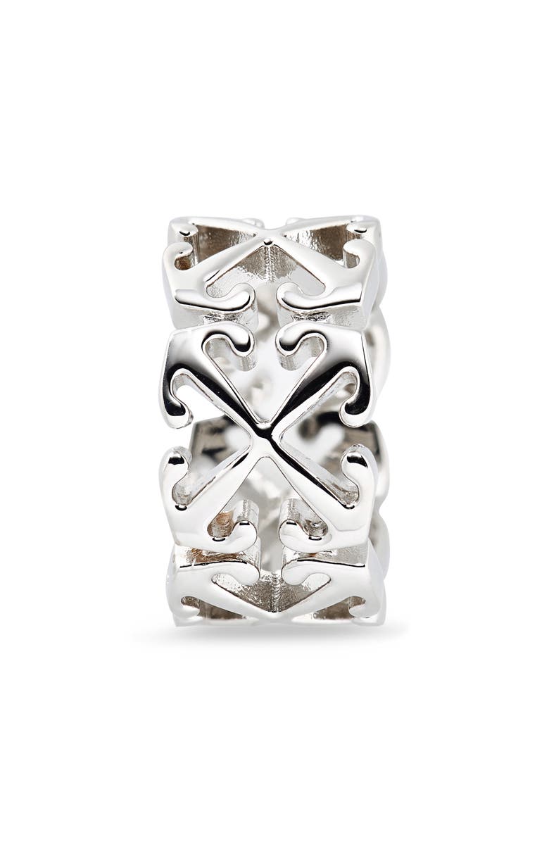 Off-White Men's Arrow Ring, Alternate, color, 