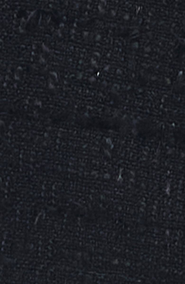 LIONESS Riviera Contrast Trim Tweed Jacket, Alternate, color, Onyx