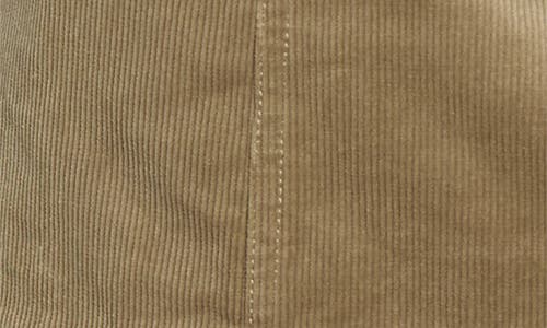 Paige Anised Belted Corduroy Miniskirt In Brown