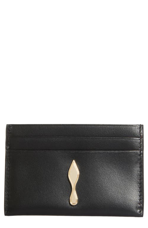 Christian Louboutin Bettina Leather Card Case In Multi