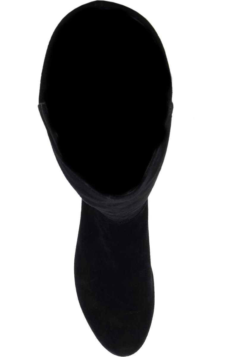 Dune London Tayla Knee High Boot, Alternate, color, Black Suede