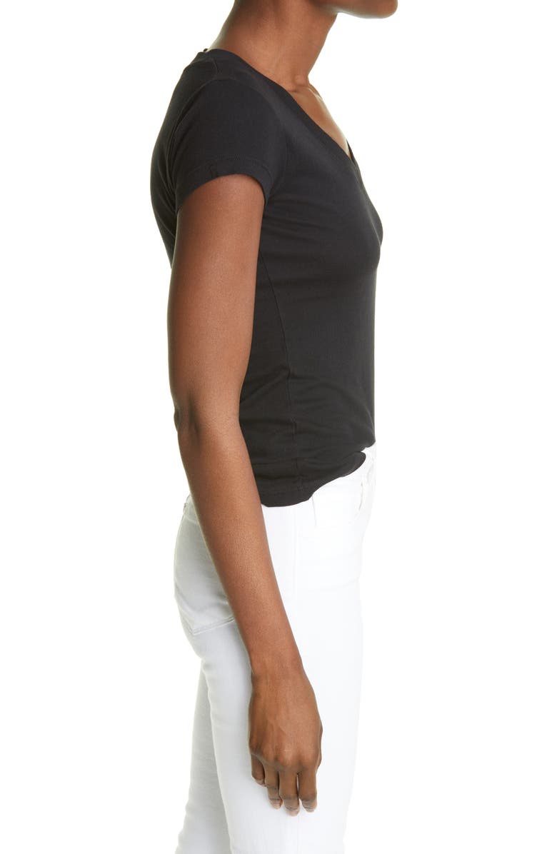 L'AGENCE Becca V-Neck T-Shirt, Alternate, color,