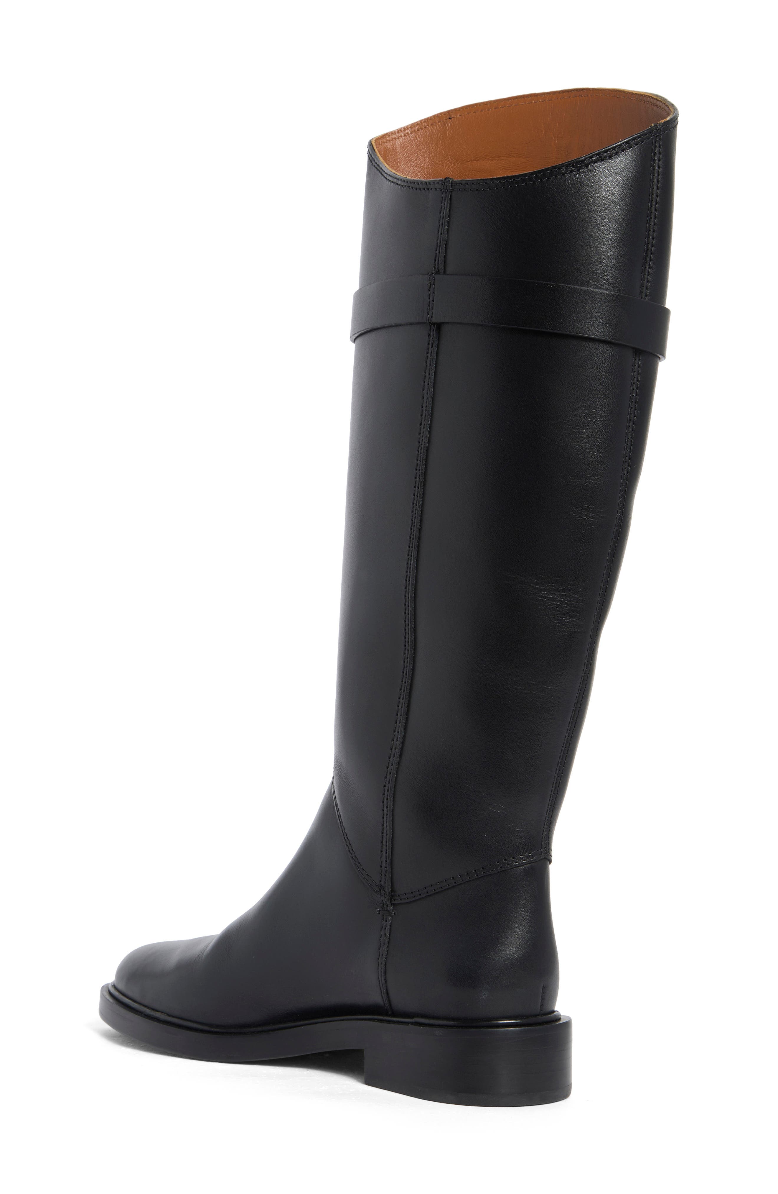 Franklin Leather Knee High Boot, Alternate, color, BLACK LEATHER