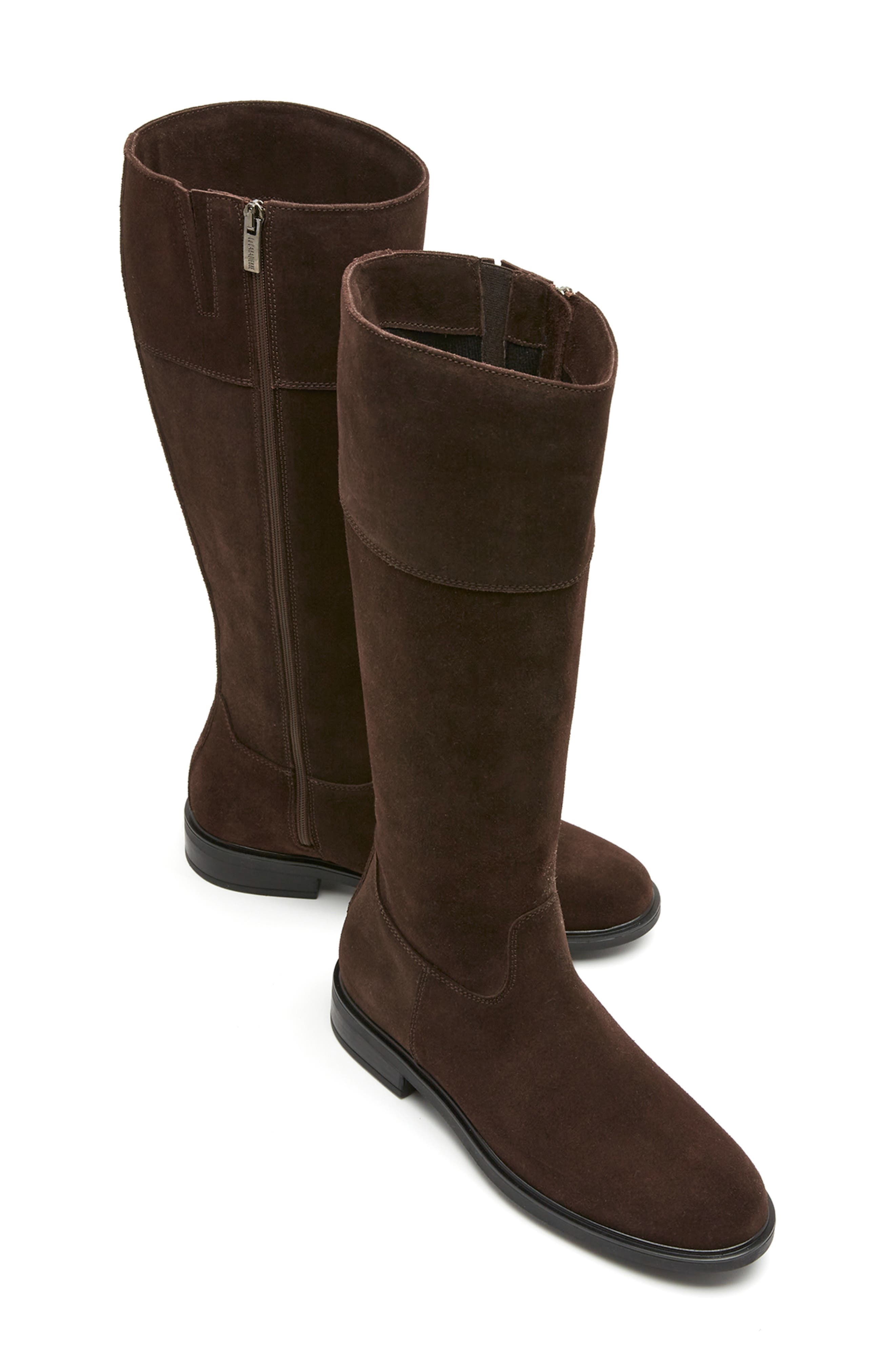 Sylas City Dry™ Waterproof Knee High Boot, Alternate, color, BRUNETTE SUEDE