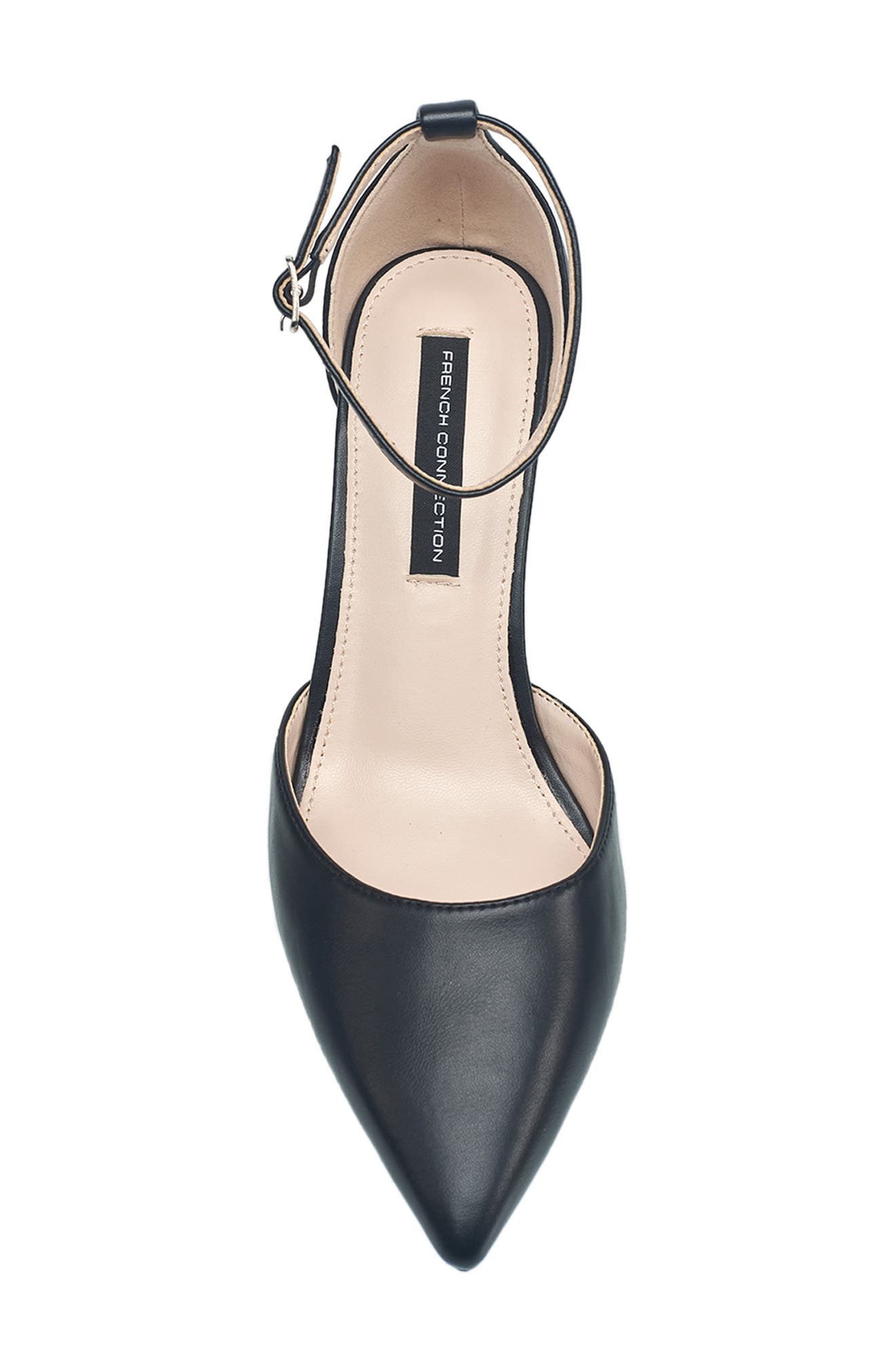 French Connection Champs D'Orsay Ankle Strap Pump, Alternate, color, 