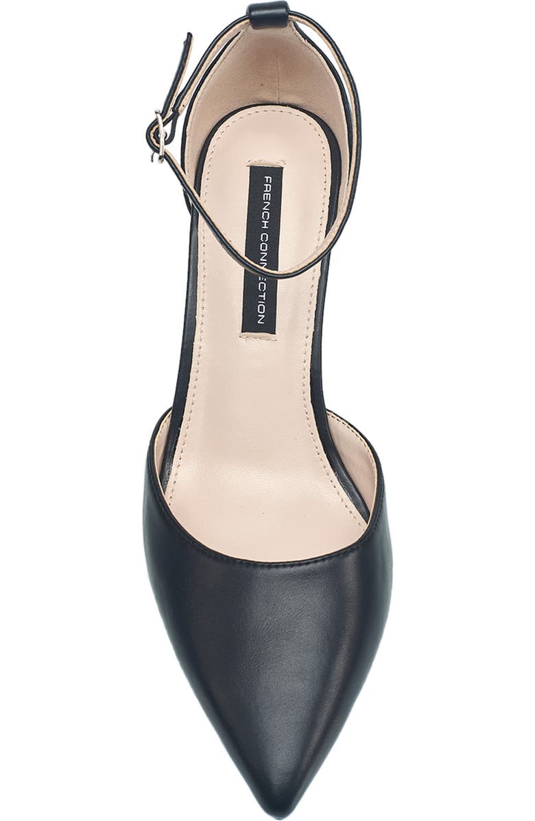 French Connection Champs D'Orsay Ankle Strap Pump, Alternate, color,