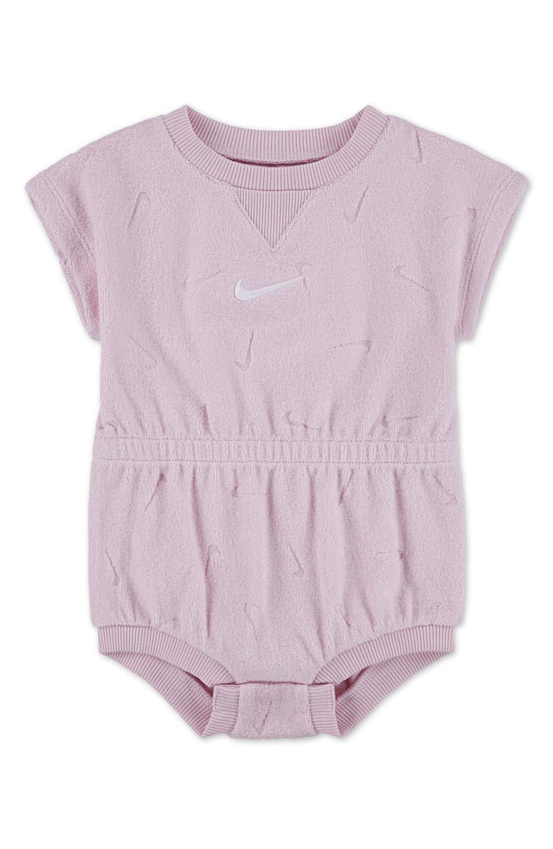 Nike Essentials Terry Romper, Main, color, Pink Foam