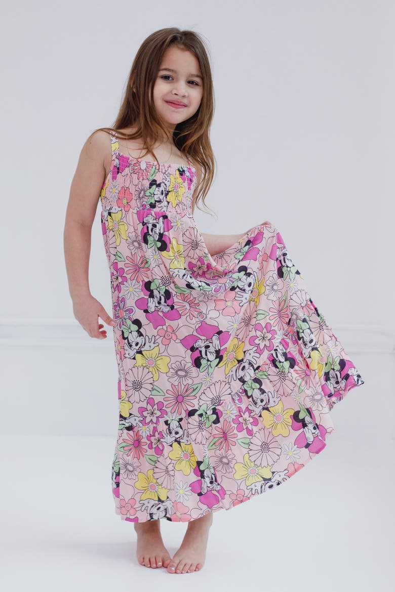 Minnie Mouse Sleeveless Dress, Alternate, color, Peach Minnie Mouse