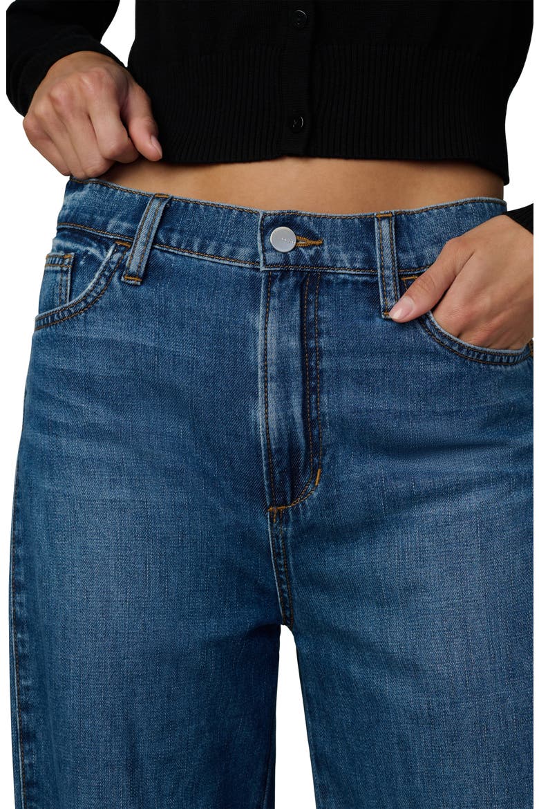 The Side Pleat High Waist Wide Leg Jeans, Alternate, color, CHERISHED