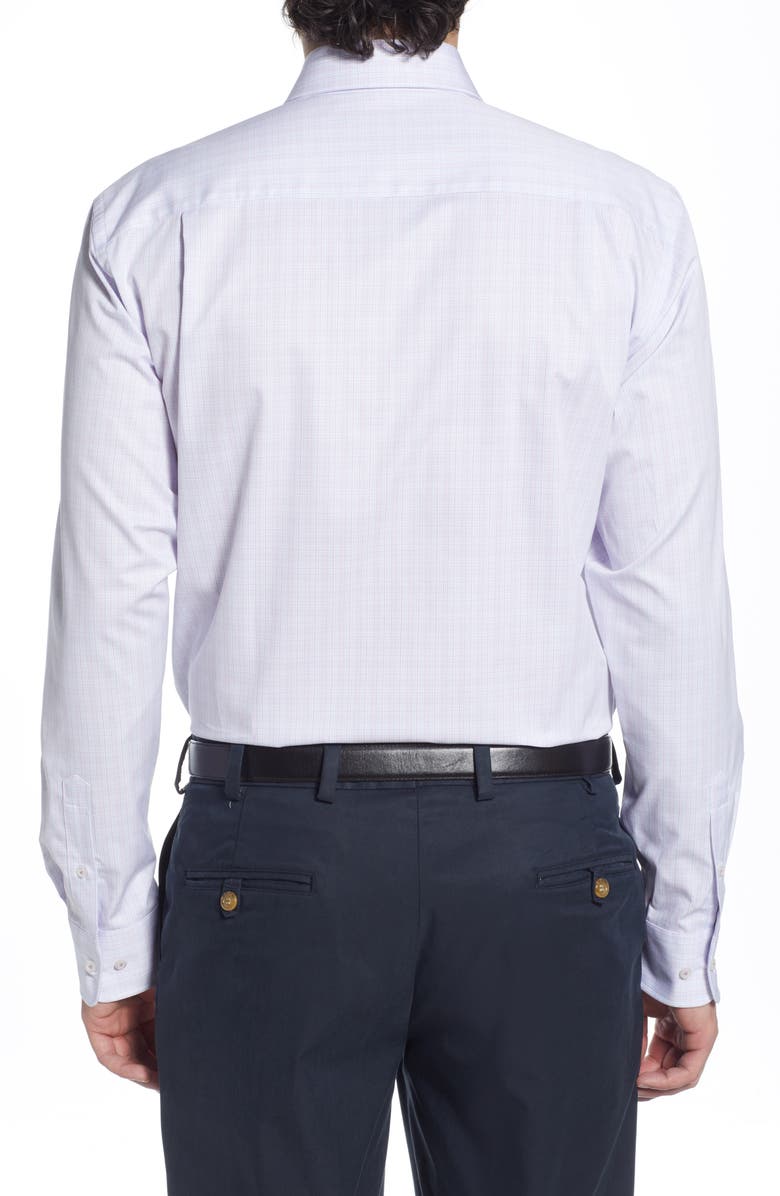 David Donahue Regular Fit Plaid Dress Shirt, Alternate, color, 