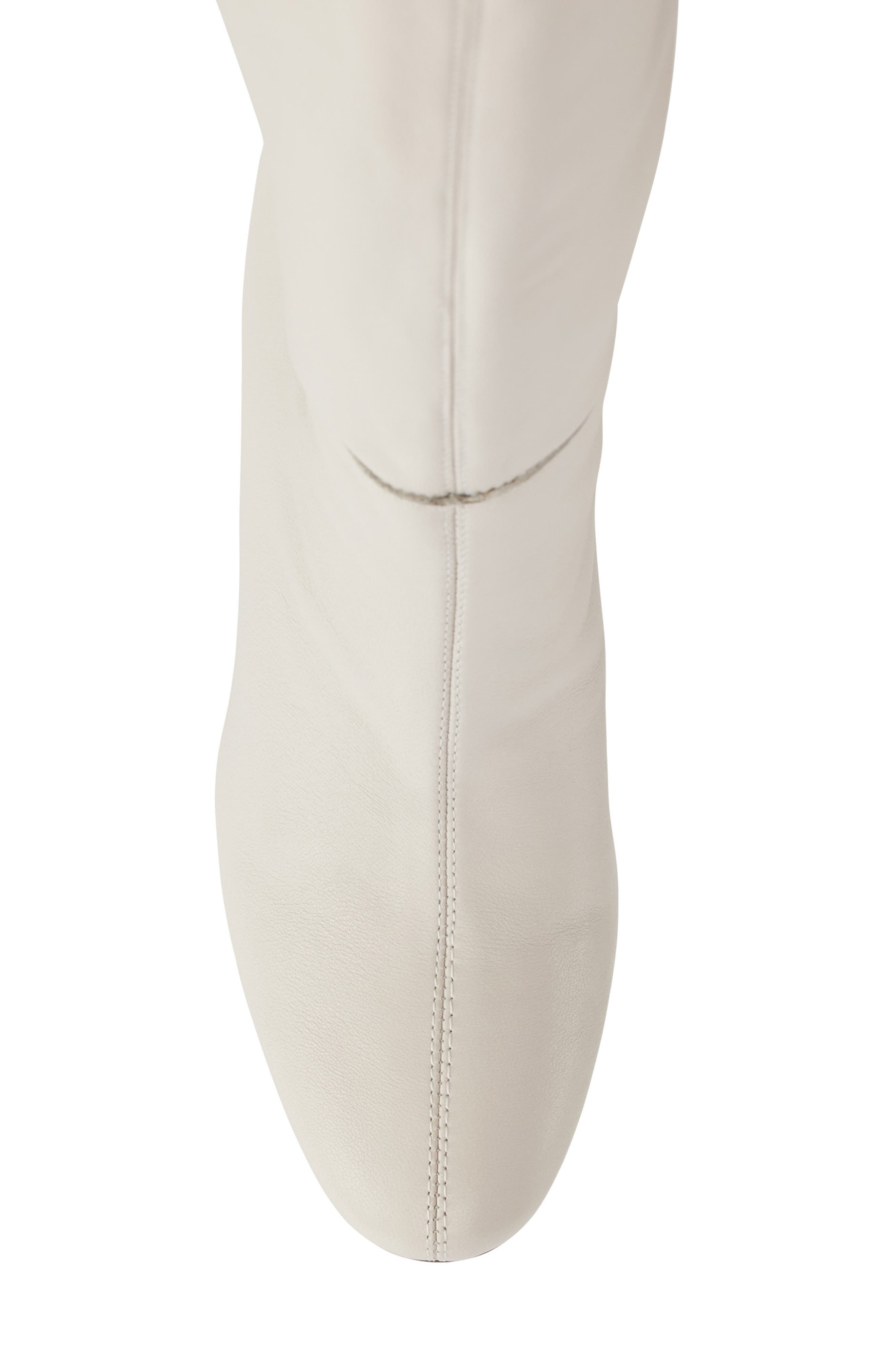 KARL LAGERFELD PARIS Vani Knee High Boot, Alternate, color, Soft White