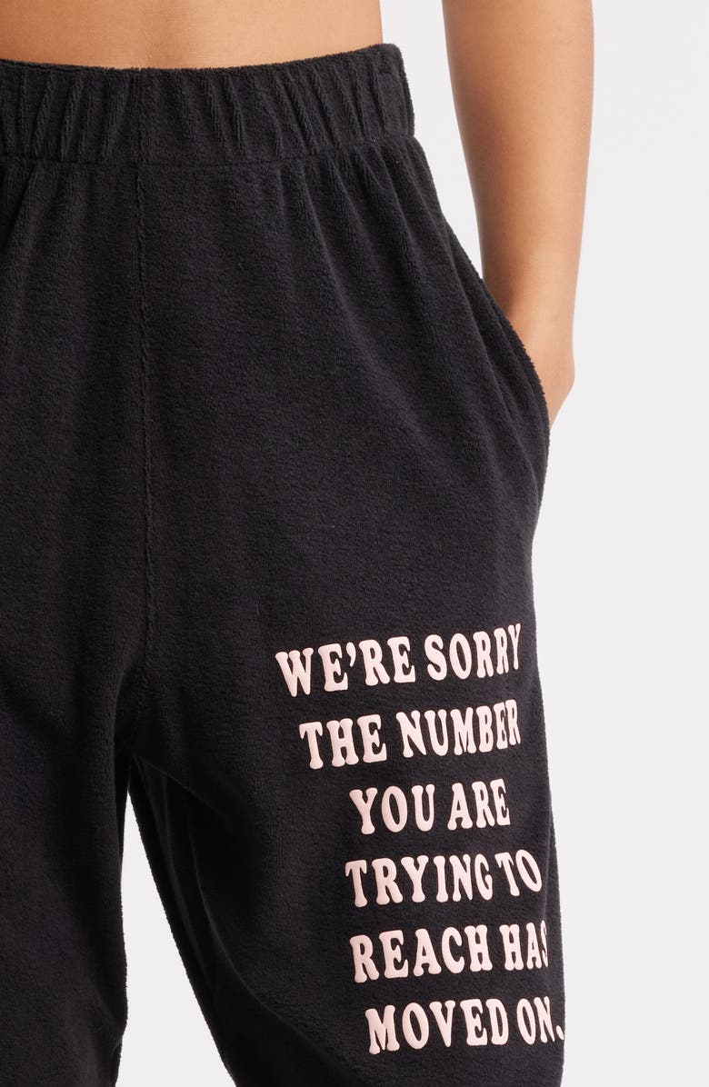 BOYS LIE 1-800 Boys Lie Mac Slim Brushed Terry Joggers, Alternate, color, Black