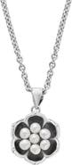 Lucy Quartermaine Royal Pearl Flower Pendant
