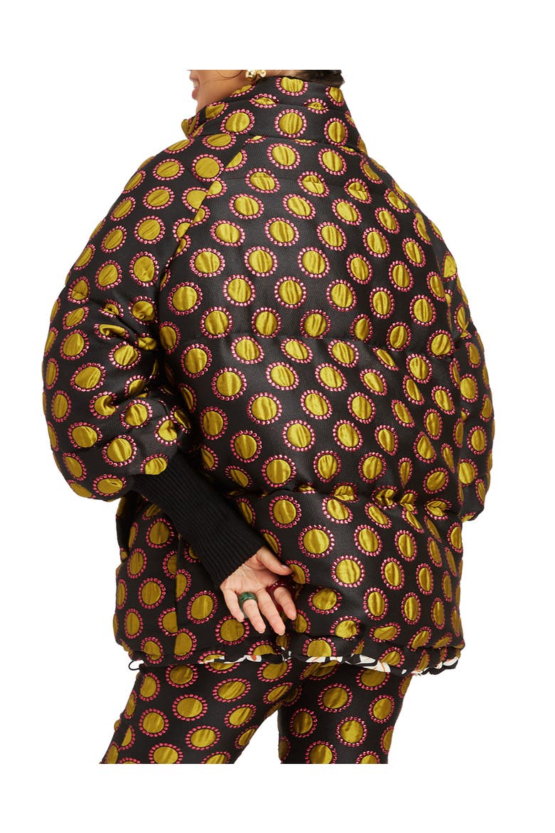 St. Moritz Reversible Jacket, Alternate, color, Jacquard Winter Sun Black