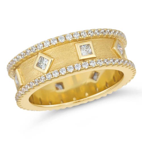 Anna Zuckerman Byzantine Diamond Crystalline Band In Yellow Gold