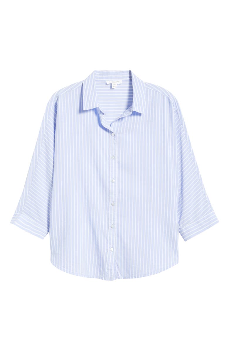 beachlunchlounge Wells Stripe Shirt, Alternate, color, Line Rain