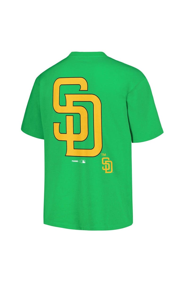 PLEASURES Men's PLEASURES  Green San Diego Padres Ballpark T-Shirt, Alternate, color, Green