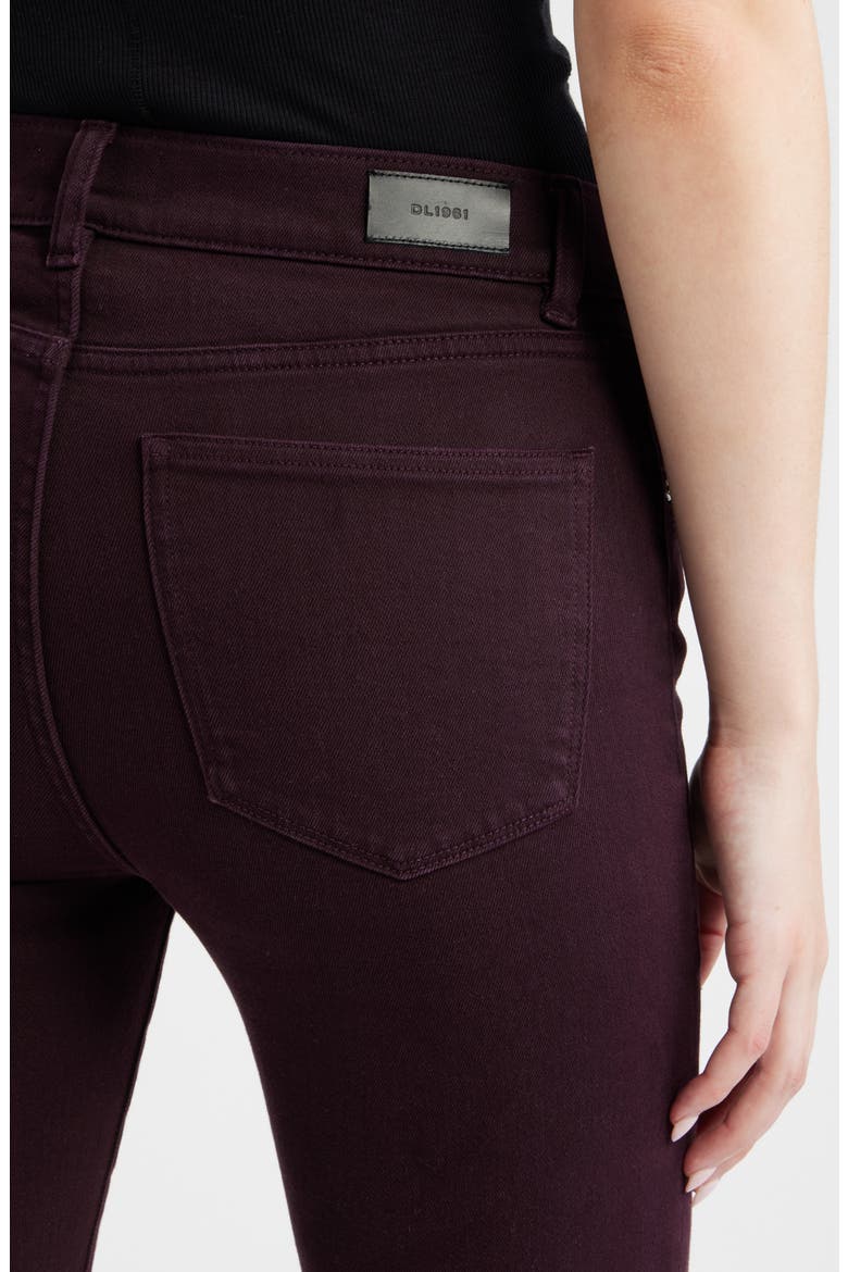 Mara Instasculpt™ Mid Rise Ankle Straight Leg Jeans, Alternate, color, VIOLA