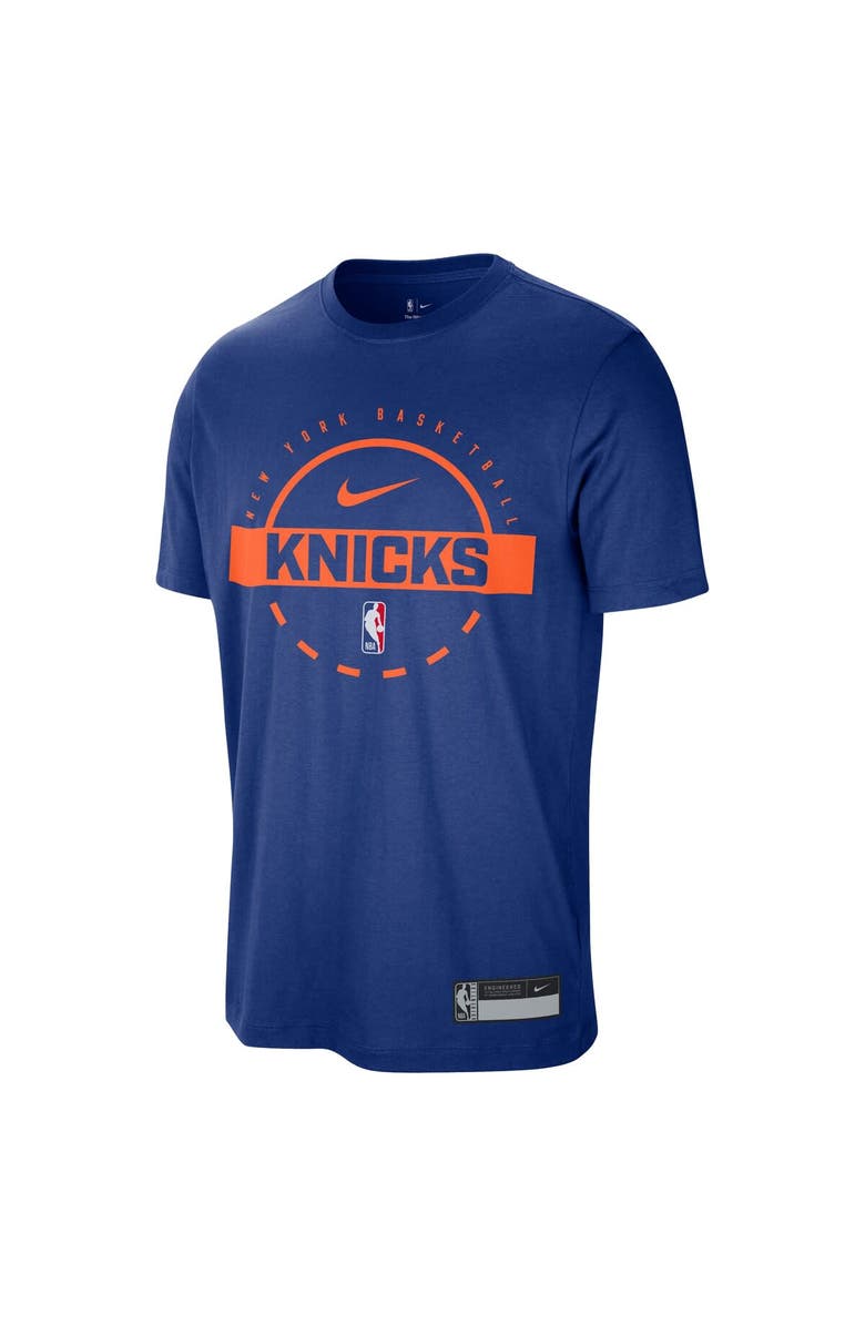 Nike Men's Nike Blue New York Knicks 2025/26 On-Court Flare Performance Practice T-Shirt, Alternate, color, Blue