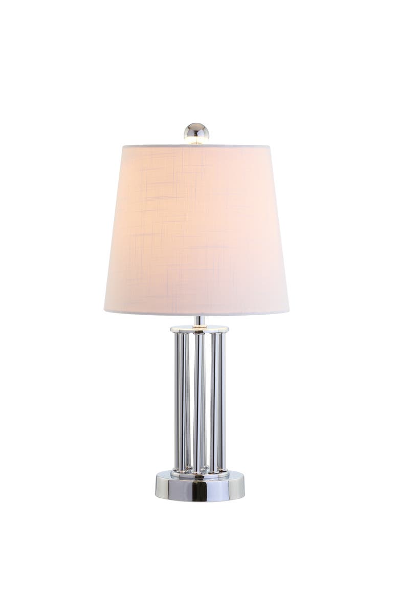 JONATHAN Y Lillian Metal Mini LED Table Lamp, Main, color,