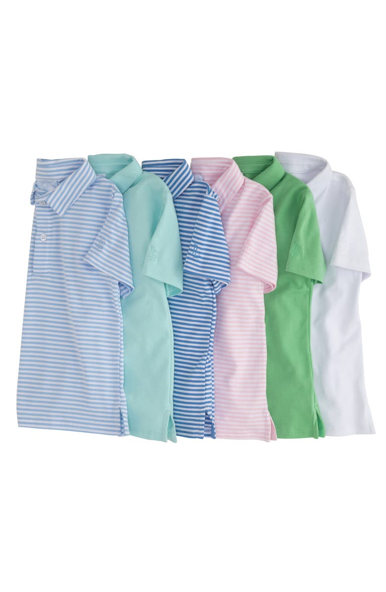 Little English Kids' Short Sleeve Polo, Alternate, color, White