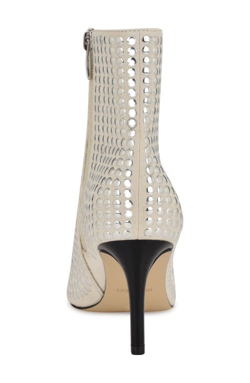 Nine West Kepord Pointed Toe Bootie In Gold