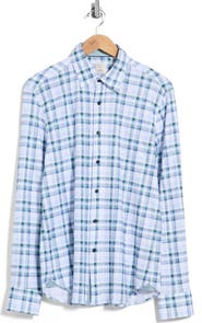 CONSTRUCT Plaid Seersucker Button Up Shirt