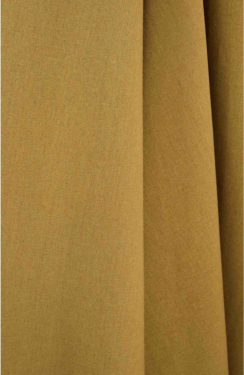 Santorelli KOURT Asymmetric Sleeveless Linen Blend Midi Billow Dress, Alternate, color, Olive