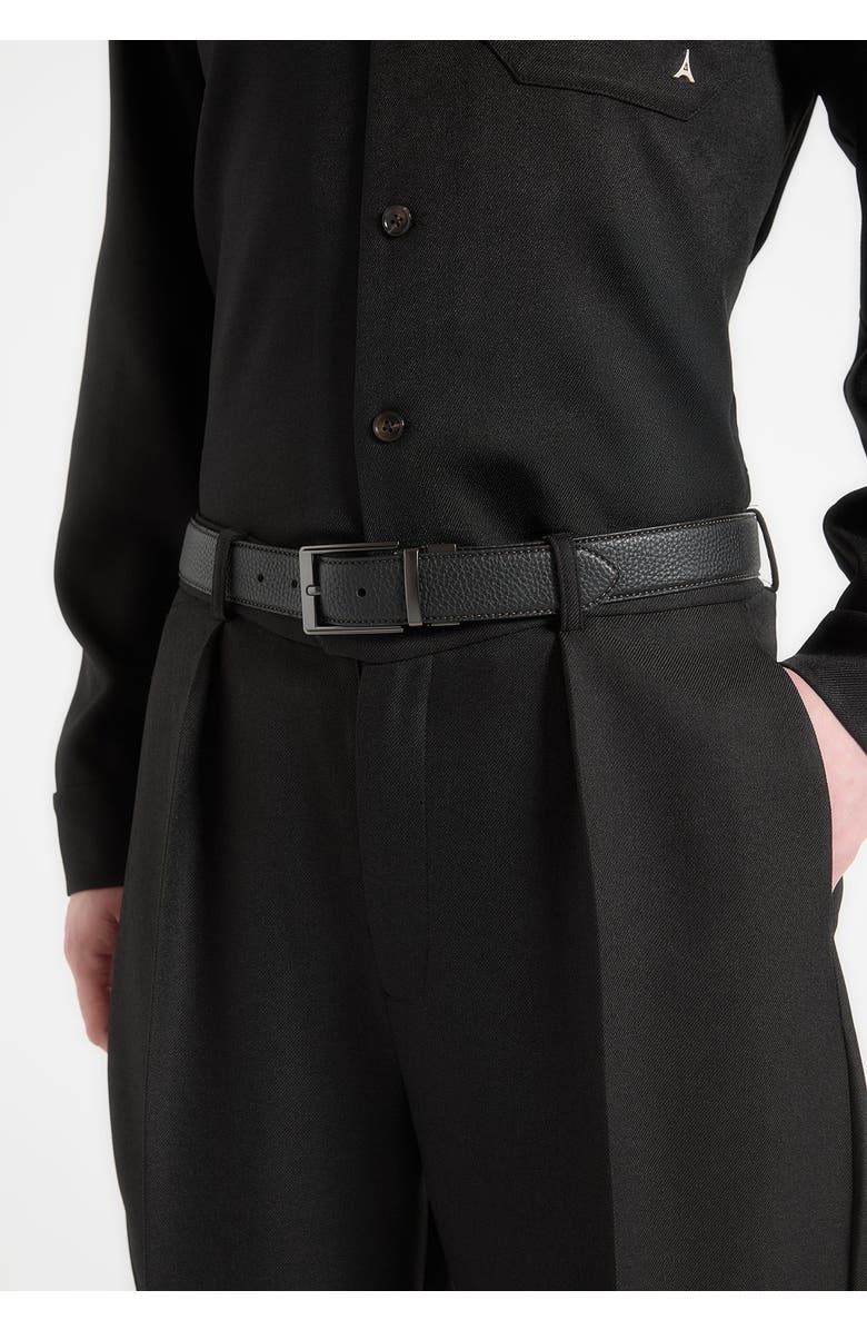 Manière De Voir Valentin Tailored Overshirt, Alternate, color, Black