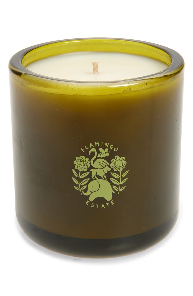 FLAMINGO ESTATE Ancient Agrigento Olive Tree Candle, Main, color, Green