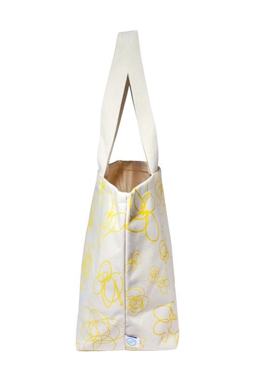 Dance Happy Fiona Wide Tote Bag In Sunshine Yellow