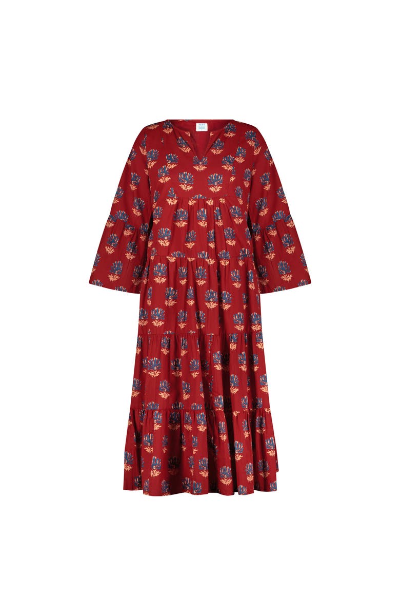 Mer St. Barth Suri Bell Sleeve Dress, Main, color,