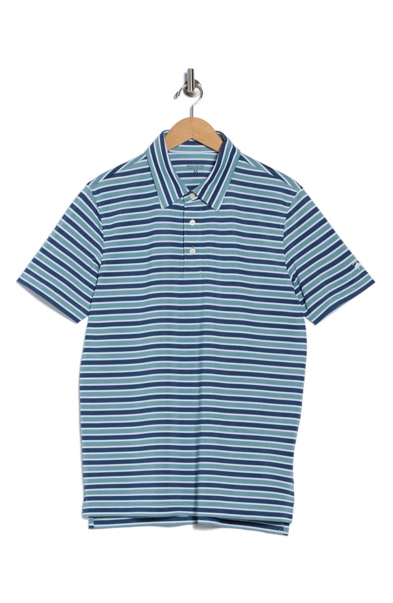 Brooks Brothers Stripe Polo, Alternate, color, Dark Denim