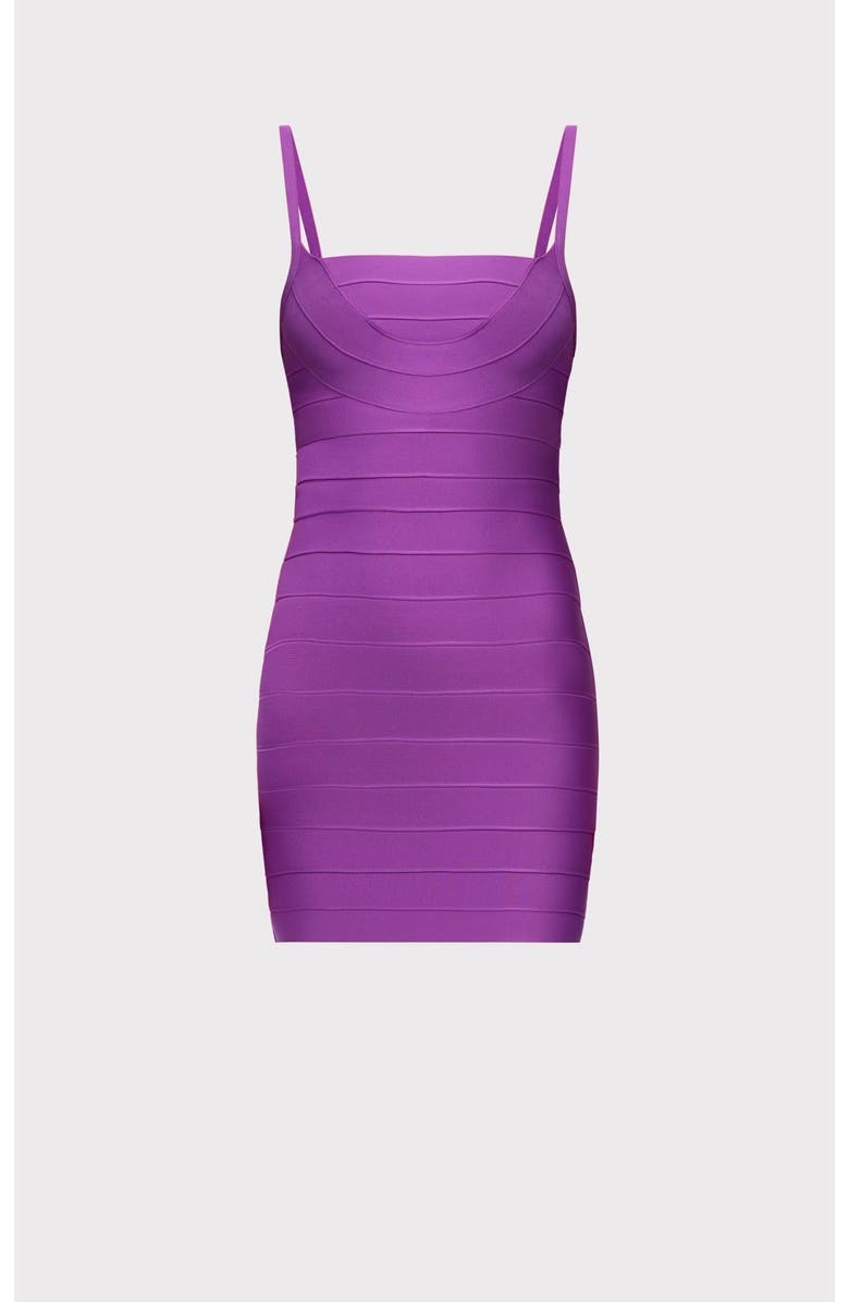 Herve Leger The Dance Floor Dress, Alternate, color, Pansy